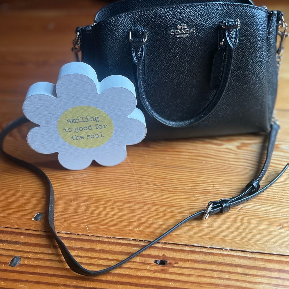 Coach Black Sage Satchel